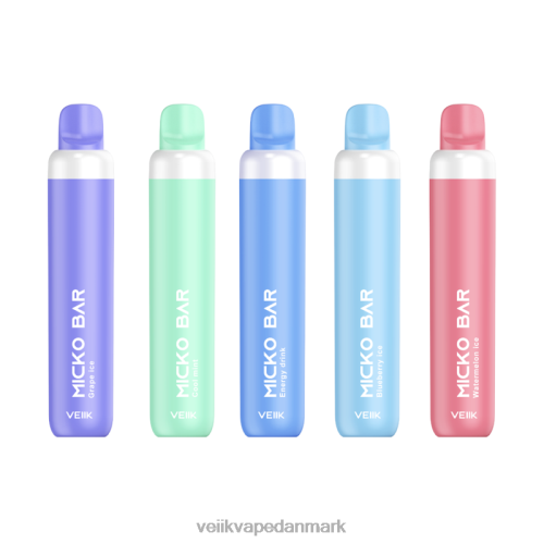 VEIIK Micko Bar engangs vape 1500 pust flere smagsvarianter 2LL8F29 VEIIK Micko Lux Danmark