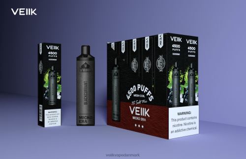 VEIIK Micko Era 4500 pust engangs 30 mg solbær 2LL8F9 VEIIK Micko Lux Danmark