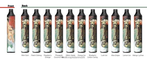 VEIIK Micko MAX engangs vape 1500 pust melon æble 2LL8F47 VEIIK E Liquid