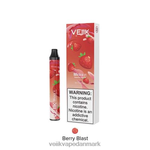 VEIIK Micko Pie engangs vape 600 pust bærsprængning 2LL8F26 VEIIK Vape Price