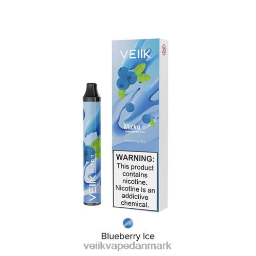 VEIIK Micko Pie engangs vape 600 pust blåbæris 2LL8F24 VEIIK Airo Pod Danmark