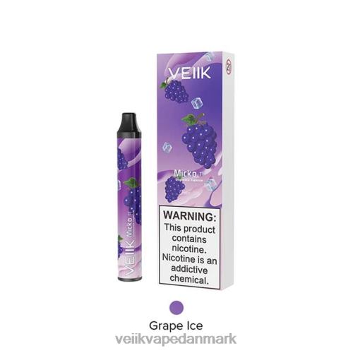 VEIIK Micko Pie engangs vape 600 pust drue is 2LL8F18 VEIIK Vape Micko Q Danmark