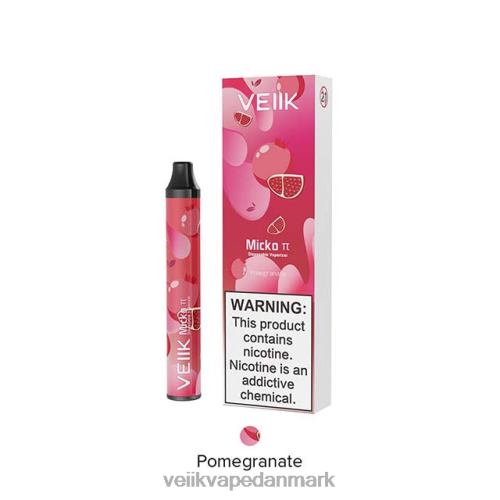 VEIIK Micko Pie engangs vape 600 pust granatæble 2LL8F23 VEIIK Airo Danmark