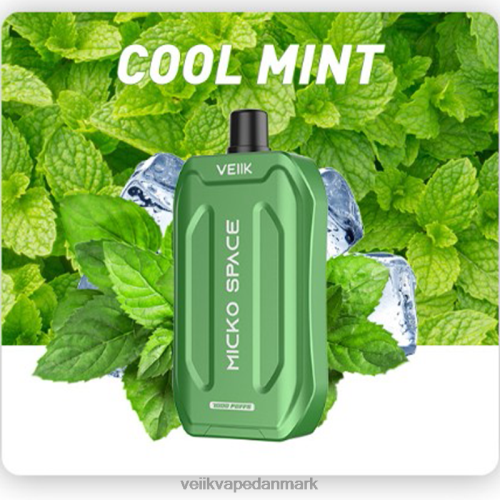 VEIIK Micko Space engangs vape 7000 pust kølig mynte 2LL8F36 VEIIK Vape Price