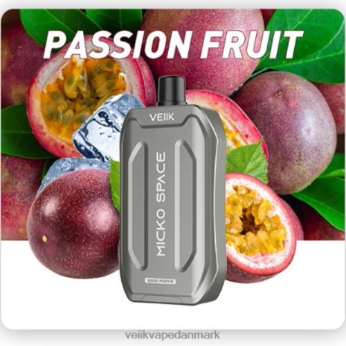 VEIIK Micko Space engangs vape 7000 pust passionsfrugt 2LL8F37 VEIIK E Liquid