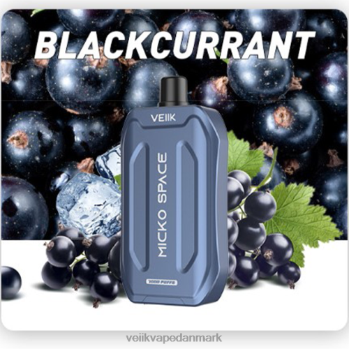 VEIIK Micko Space engangs vape 7000 pust solbær 2LL8F41 VEIIK Vape Danmark